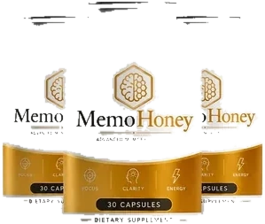 MemoHoney 3-bottle memory supplement package