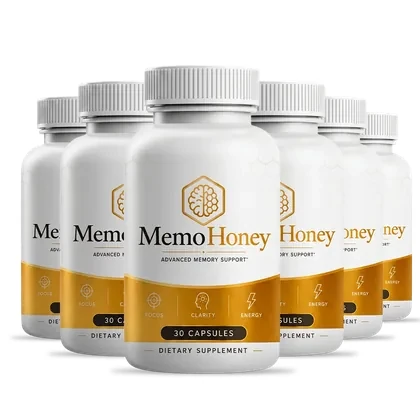 MemoHoney six-bottle memory supplement bundle